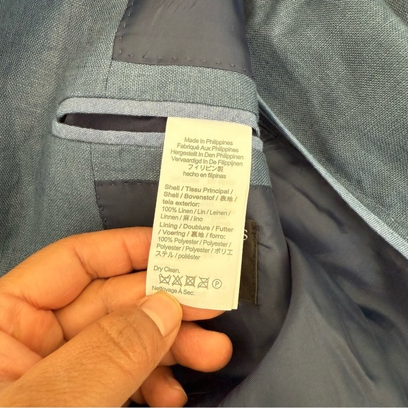 J.crew Crewcuts Ludlow linen blend Blazer size 14 - Picture 8 of 12